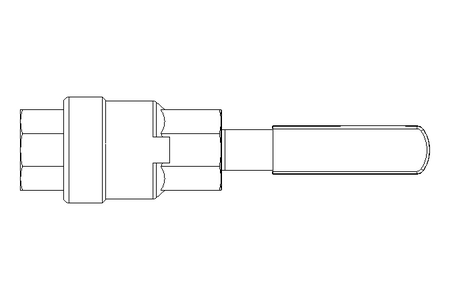 Ball valve 3/4" PN63 1.4408