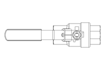 Ball valve 3/4" PN63 1.4408