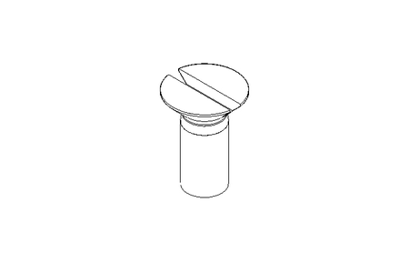 Countersunk head screw M5x12 A2 ISO2009