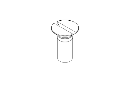 Countersunk head screw M8x20 A2 ISO2009