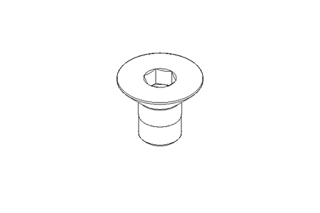 Hex. socket countersunk hd.cap screw M6