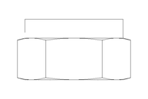 Hexagon nut M8 A2 DIN982