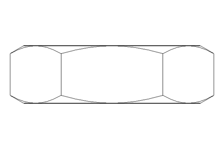 Hexagon nut M30 A2 ISO4035