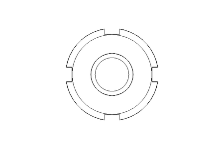 Blank cover DN15 CNS DIN11851